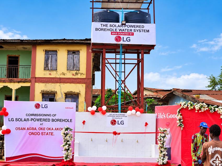 LG solar-powered borehole commissioning ceremony at Osan Agba, Oke Oka Akoko, Ondo State, Saturday Oct 3, 2026
